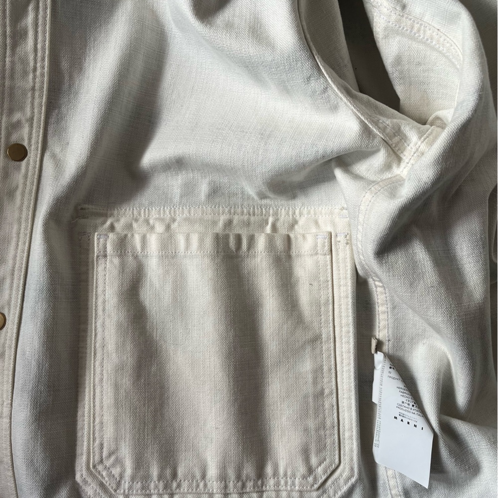 Marni Canvas Utility Work Jacket - EU 52/US 42 (Fits L-XL) - Picture 7 of 13